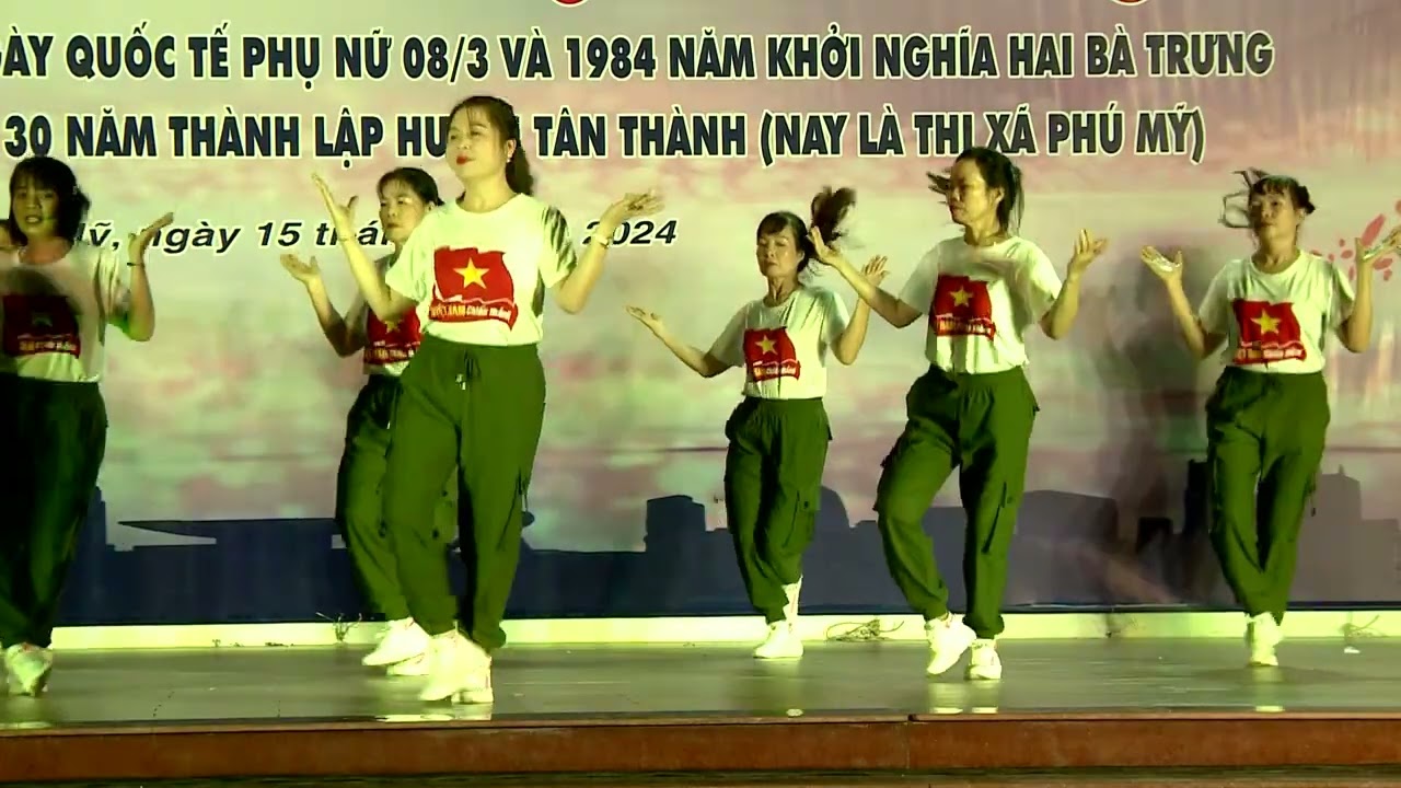 Dân vũ Thể thao-Rừng xanh vang tiếng ta lư-Hội LHPN phường Hắc Dịch, TX Phú Mỹ