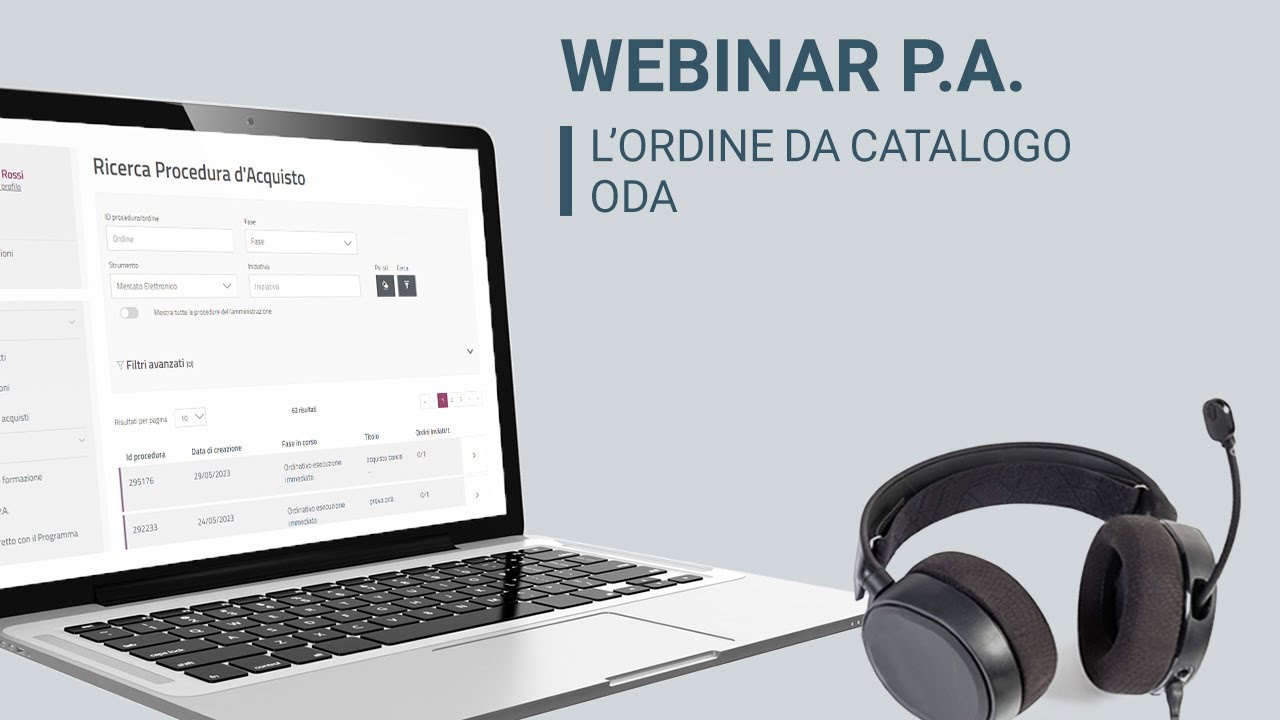 L’ordine da catalogo (ODA) sul Mercato Elettronico della P.A.
