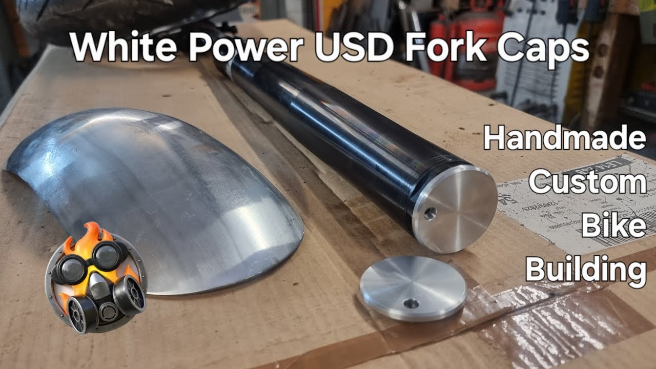 Handmade Bespoke Billet Fork Caps | Custom WP Upside-Down Fork Build