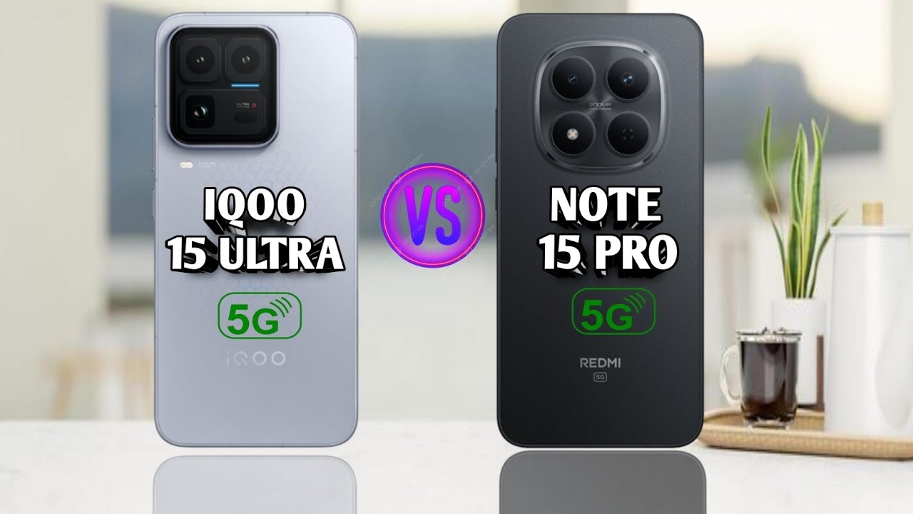 VIVO IQOO 15 ULTRA VS REDMI NOTE 15 PRO!! FULL COMPRASION💯⚡