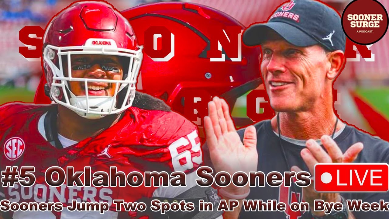 OU Football Live: Oklahoma Sooners Move up to Number 5 in AP Poll After Big Week of College Football