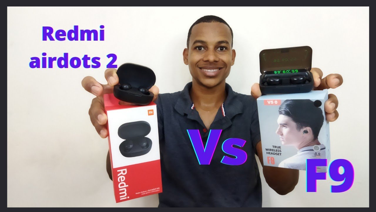 fone F9-5 tws Vs Redmi airdorts 2s! comparativo completo!