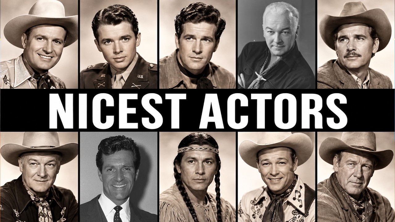 10 Nicest WESTERN Actors In Golden Age Of Hollywood