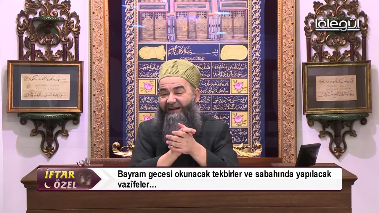 Bayram gecesi okunacak tekbirler ve sabahında yapılacak vazîfeler - Cübbeli Ahmet Hoca Efendi