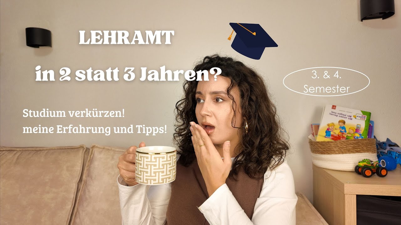 Grundschullehramt in 2 Jahren? Mein 3. & 4. Semester erklärt 🎓😊