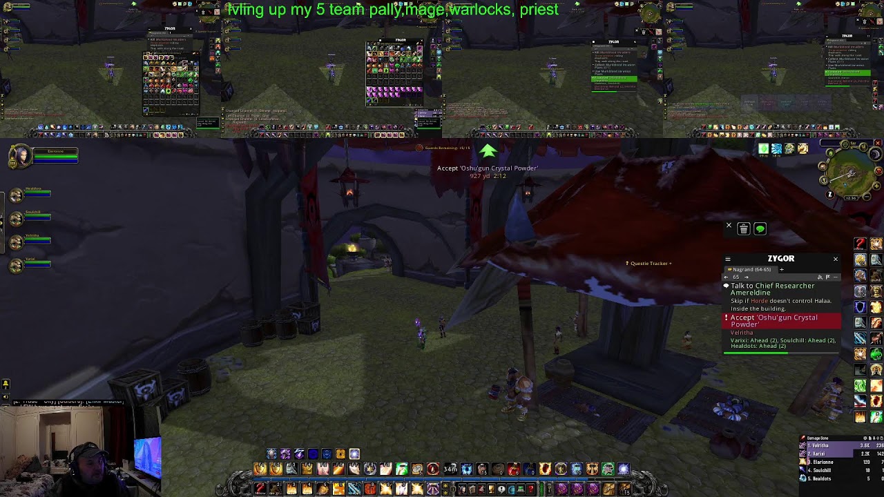 World or Warcraft Mouse Over Multiboxing