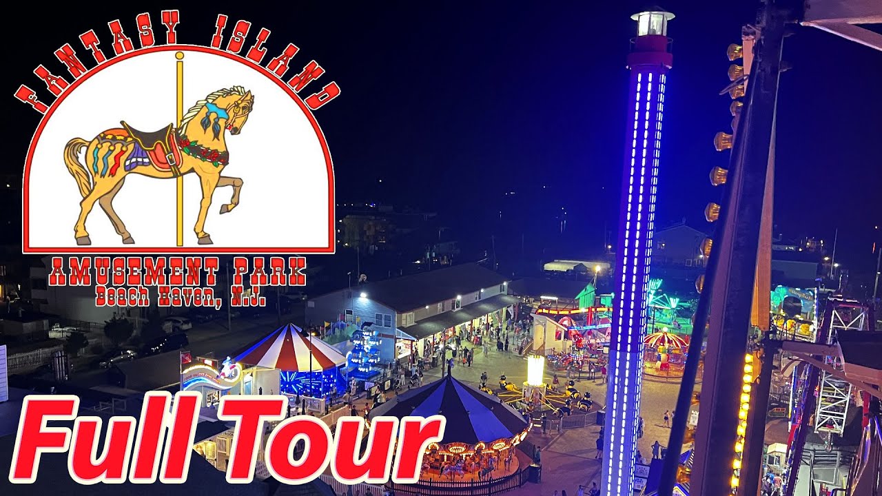 Fantasy Island, Jersey Shore's Nicest Amusement Park | Full Tour | August 2022