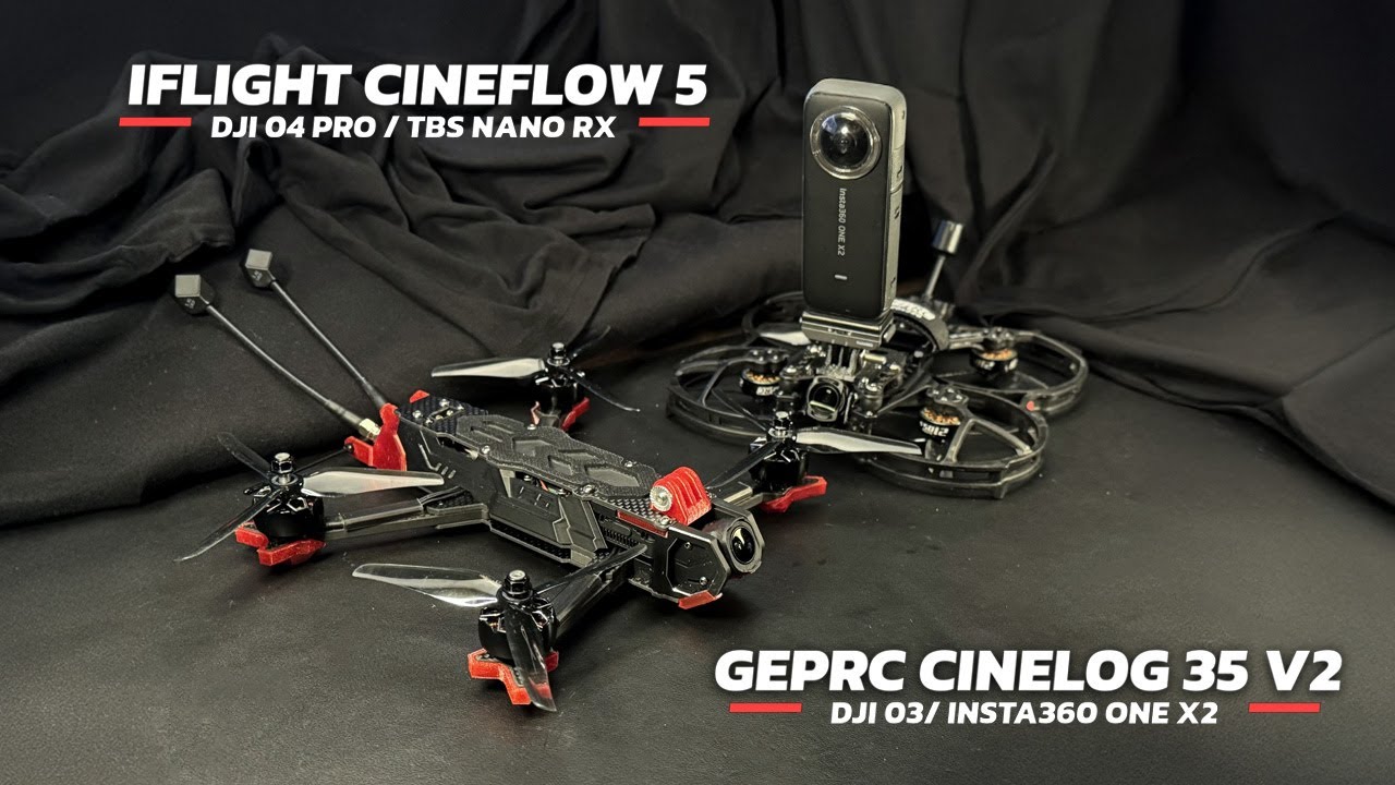 IFLIGHT CINEFLOW 5 and GEPRC CINELOG 35 v2 FPV Drone Reviews! DJI 04 Air Unit vs GoPro Hero 11 Black