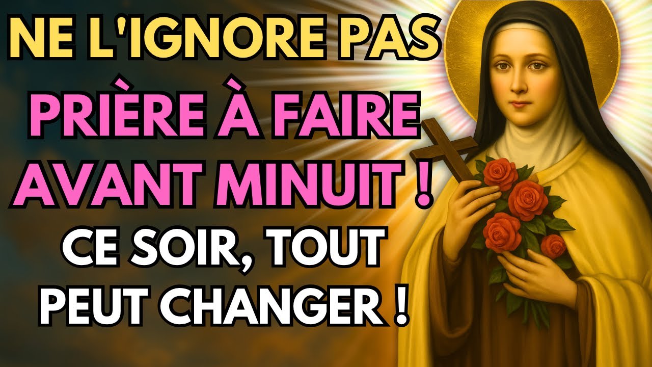 🚨 URGENCE SPIRITUELLE : Cette PRI&Egrave;RE doit &ecirc;tre faite AVANT CE SOIR&hellip; Sinon c&rsquo;est TROP TARD