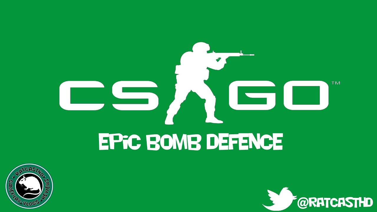 CSGO Epic Bomb Defense ! (Shocked My Self) @RATCASTHD
