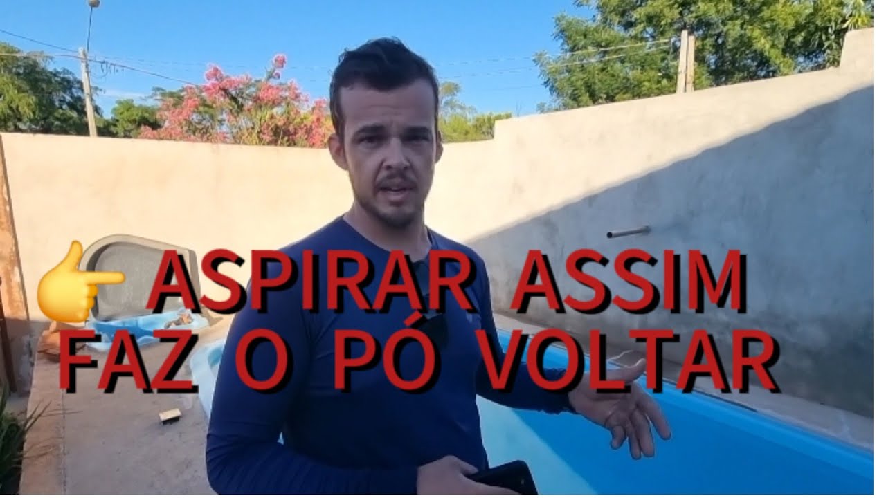 Aspirou a piscina e o pó voltou no outro dia? Esse é o motivo