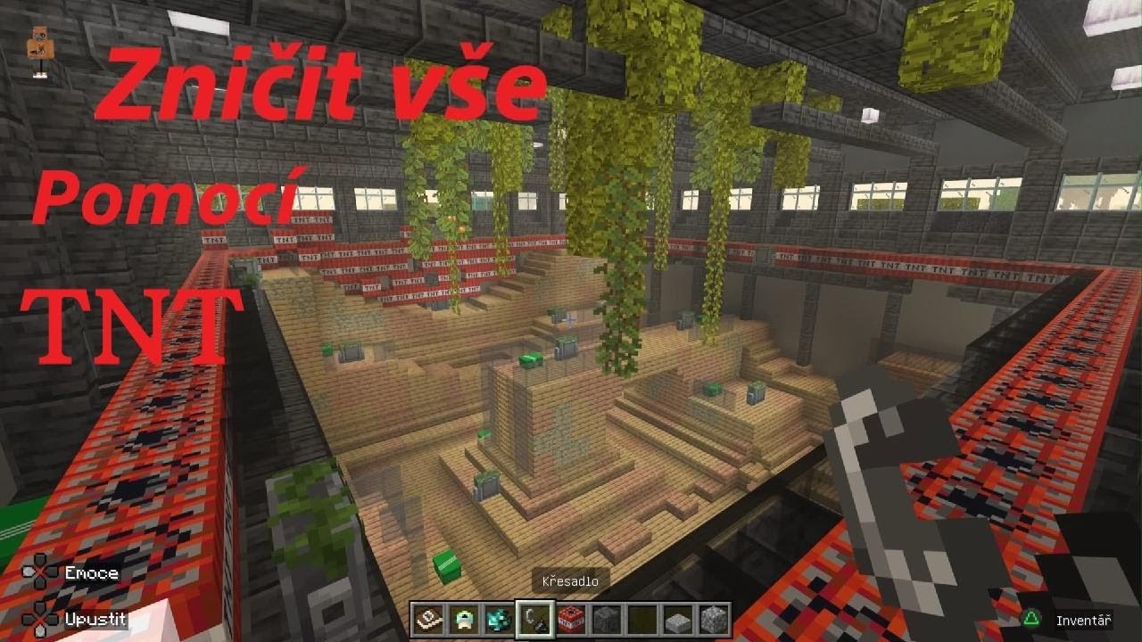Minecraft  zničit vše pomocí TNT! #2
