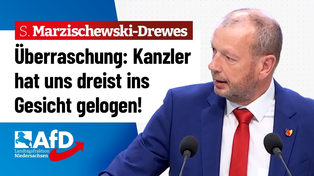 &Uuml;berraschung: Der Kanzler hat uns ins Gesicht gelogen! &ndash; Stefan Marzischewski-Drewes (AfD)