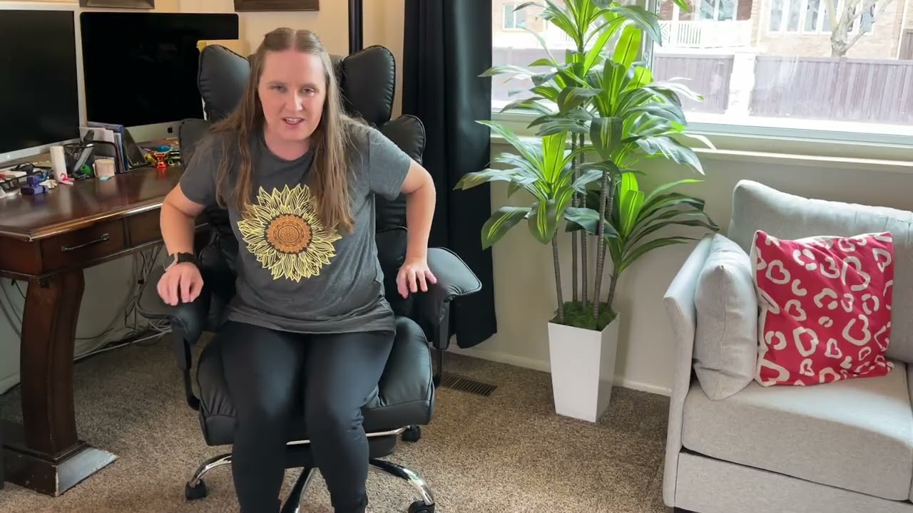 400lbs Big and Tall Office Chair with Foot Rest