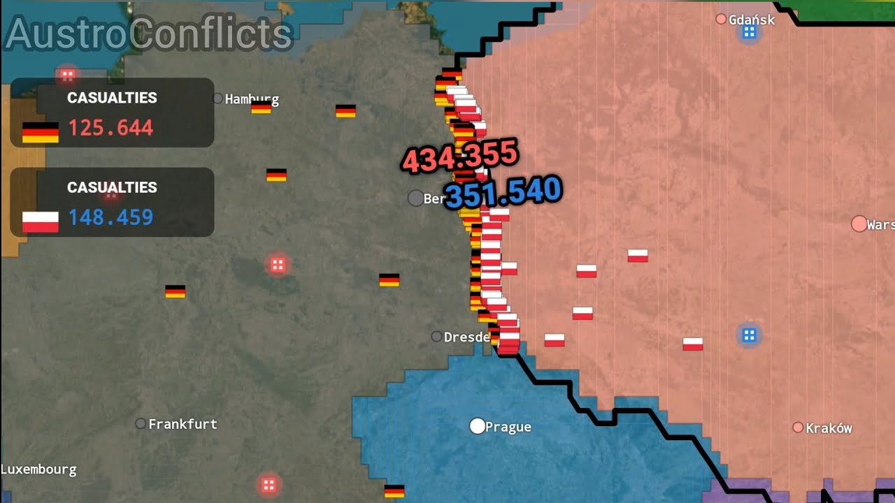 Germany VS Poland / 2026 With Armysizes & Casulties - Modern war