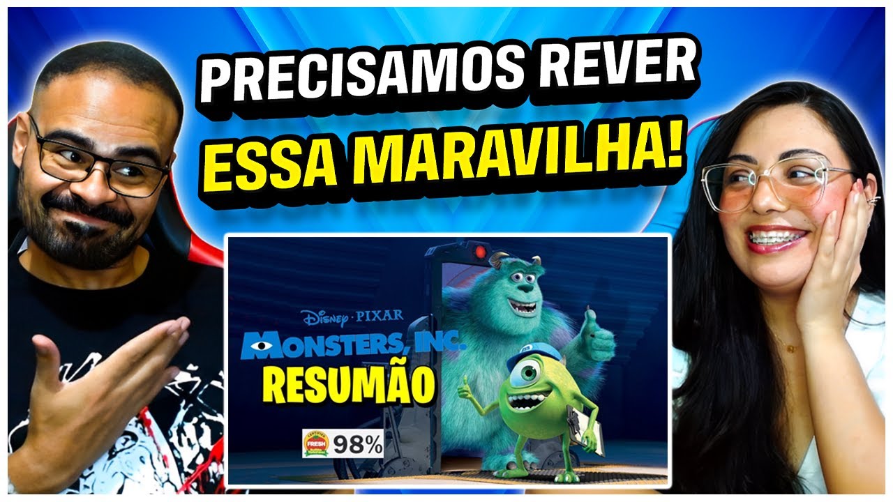 REACT CLARK | Monstros S.A 1 e 2: A História em 1 Vídeo!