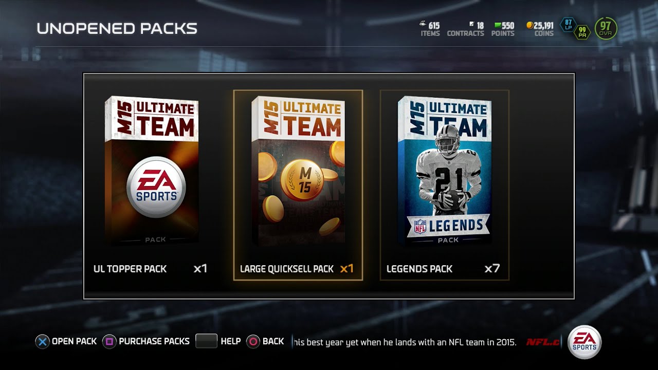 MUT 15: LEGENDARY BUNDLE OPENING:: LOOKING FOR BOSS ATWATER & HARRISON