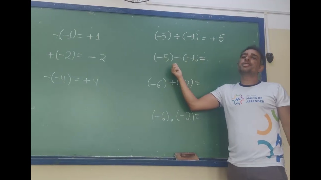 Operações com números inteiros 