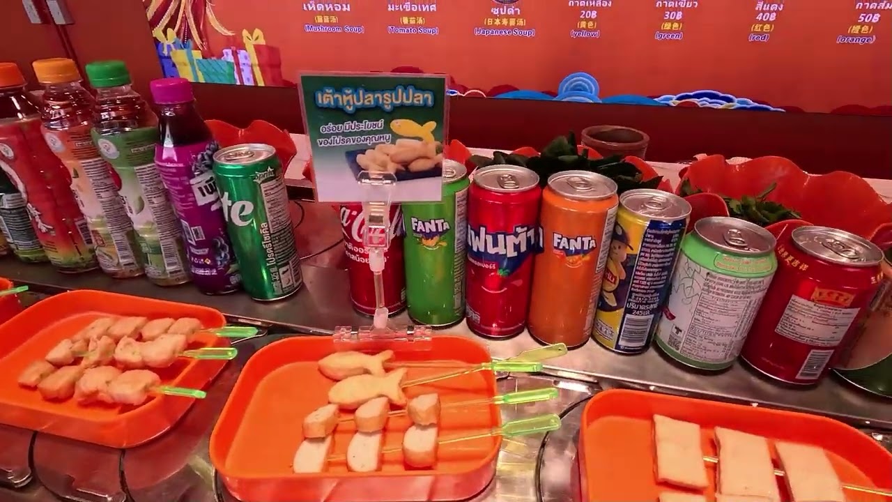 Essen auf den laufenden Band