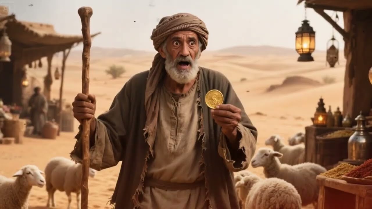 قصة الغنام الفقير المنبوذ من اهل قريتة و الكنز المدفون الذي غير حياتة