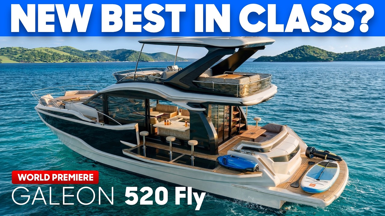 New Class Leader? 🏆 NEW Galeon 520 Fly Yacht Tour & Review