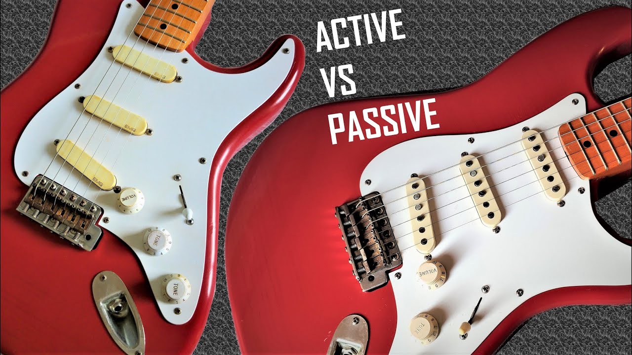 ACTIVE vs PASSIVE pickups: EMG DG20 vs Fender Eric Johnson on a Fender Stratocaster '57 replica