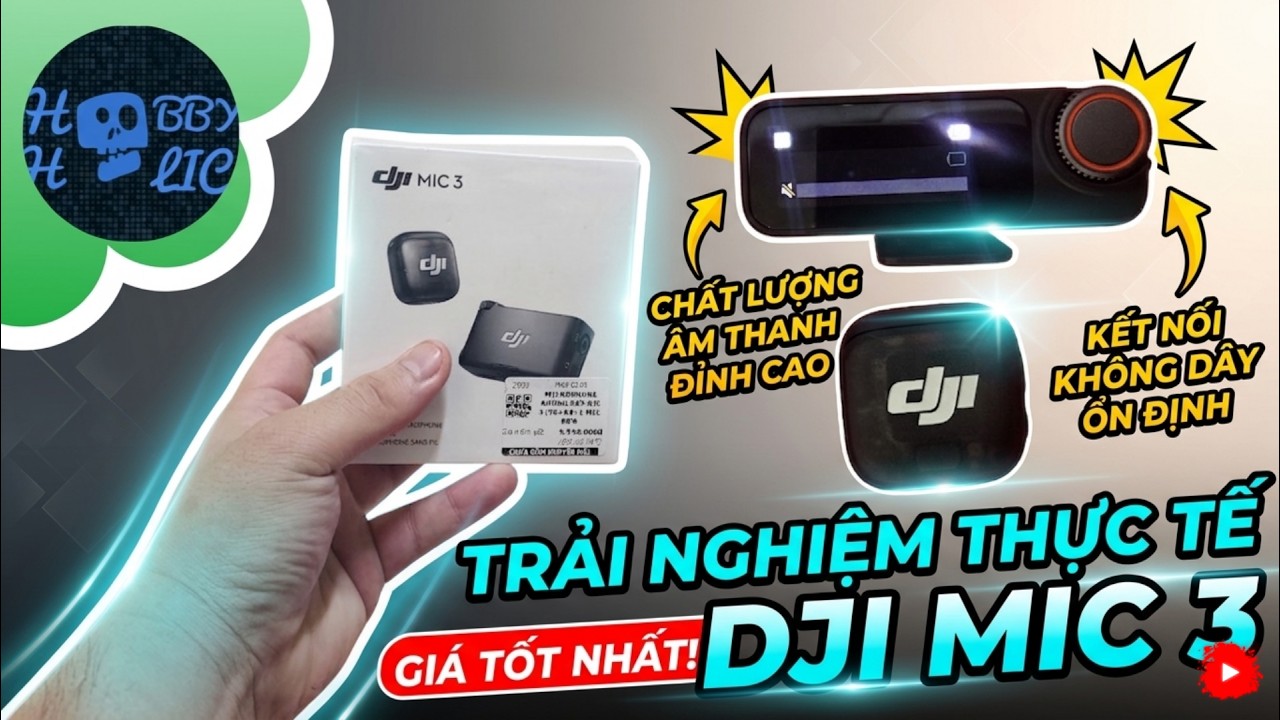 Review Dji Mic 3 Nâng Cấp Tự Thưởng Cho Bản Thân Dịp Cuối Năm.