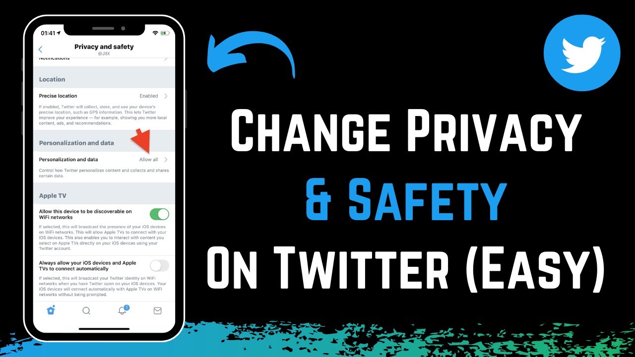How to Change Privacy & Safety on Twitter !