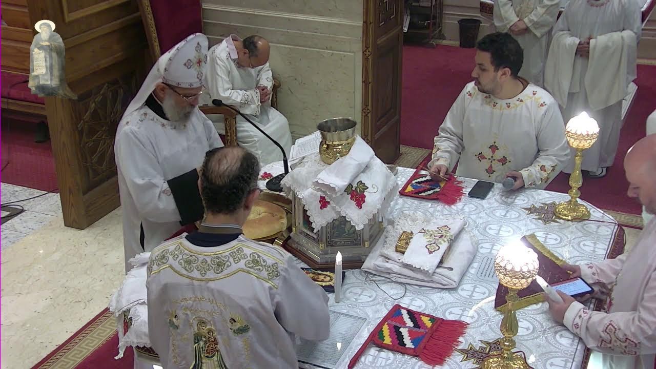 القداس الإلهي بكنيسة الأنبا أنطونيوس الملحقة بكنيسة الشهيد أبي سيفين حدائق القبة الاحد 8/2/2026