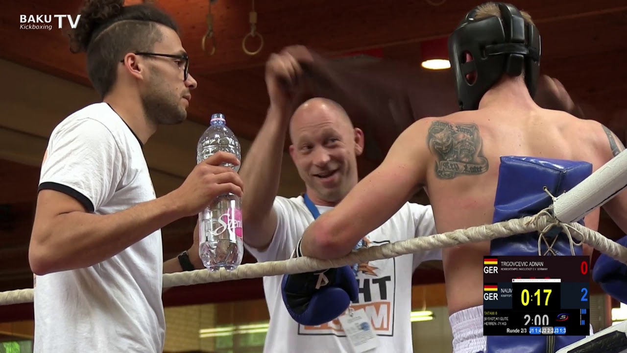 Bayerische Meisterschaft 2019 - K1 ELITE Herren -71 kg Adnan Trgovcevic vs Alexander Naumann