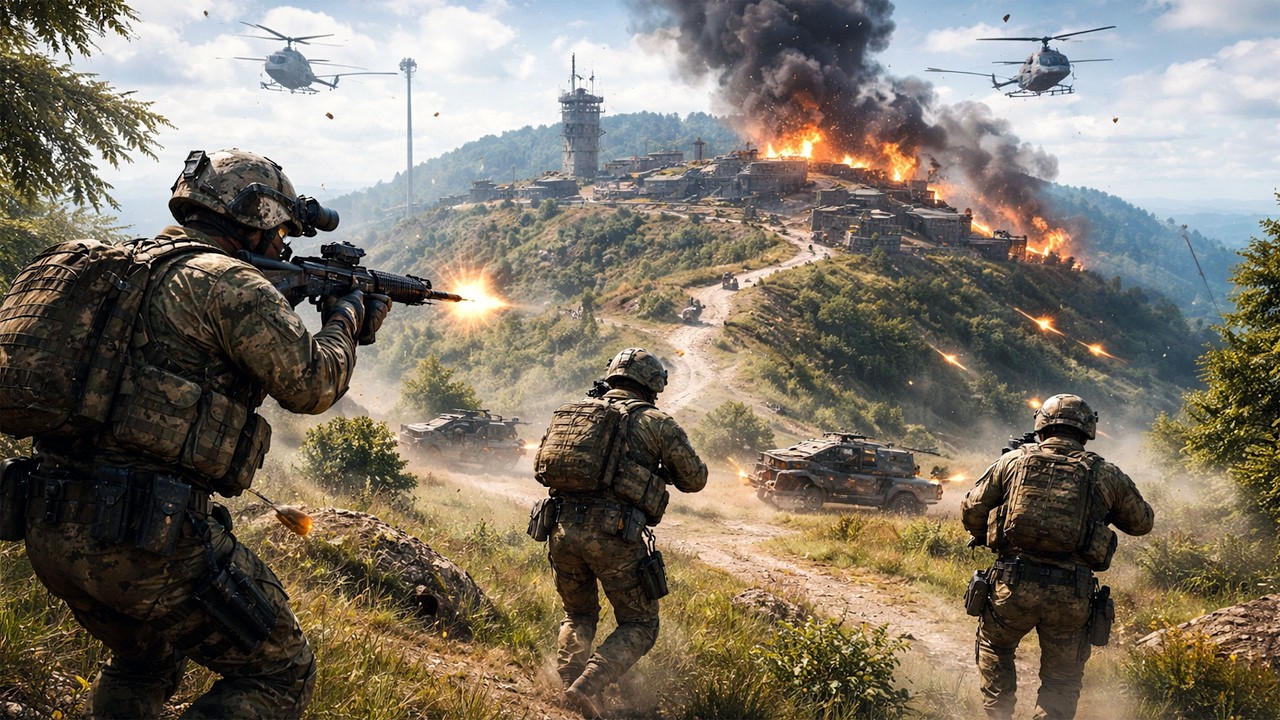 The Final Push on the Russian Base on GHogland #armareforger #armareforgermilsim