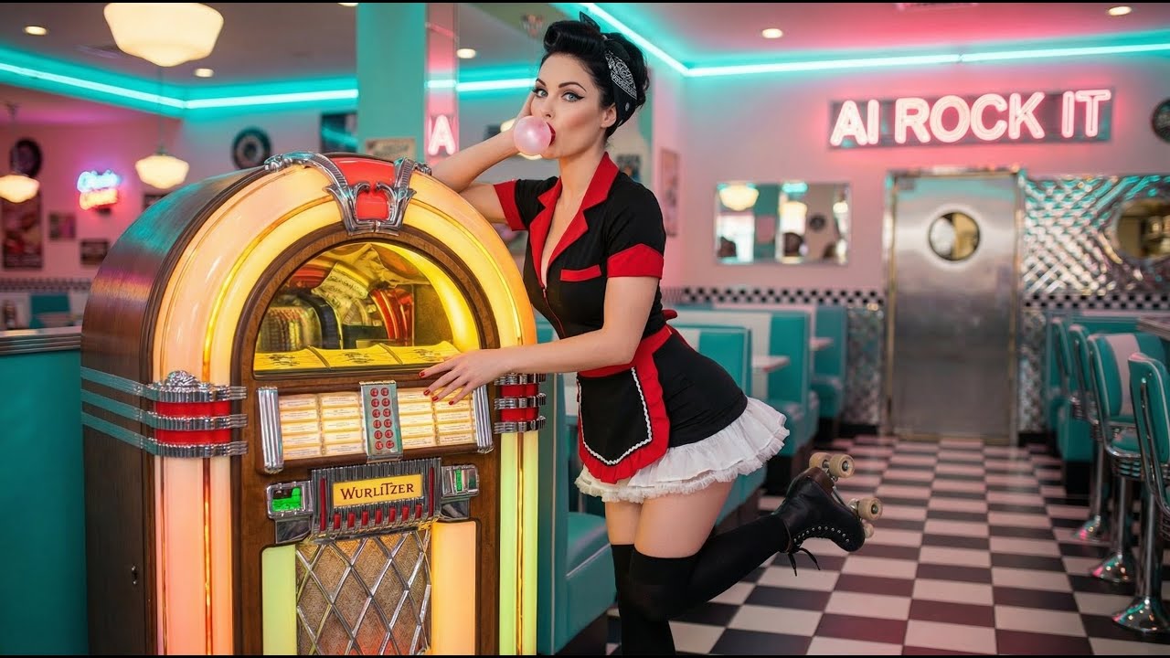 Roller Skate Rosie (Version 1) 🍔🛼 | The Original Mix | AI ROCK IT