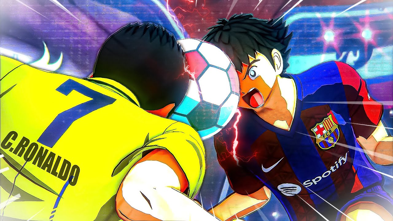 Ronaldo Fights Barcelona -【Captain Tsubasa】- Barcelona vs Al Nassr