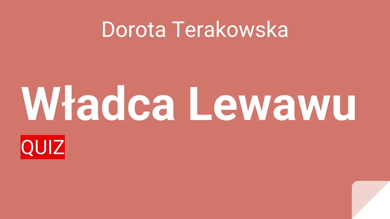 Władca Lewawu - quiz