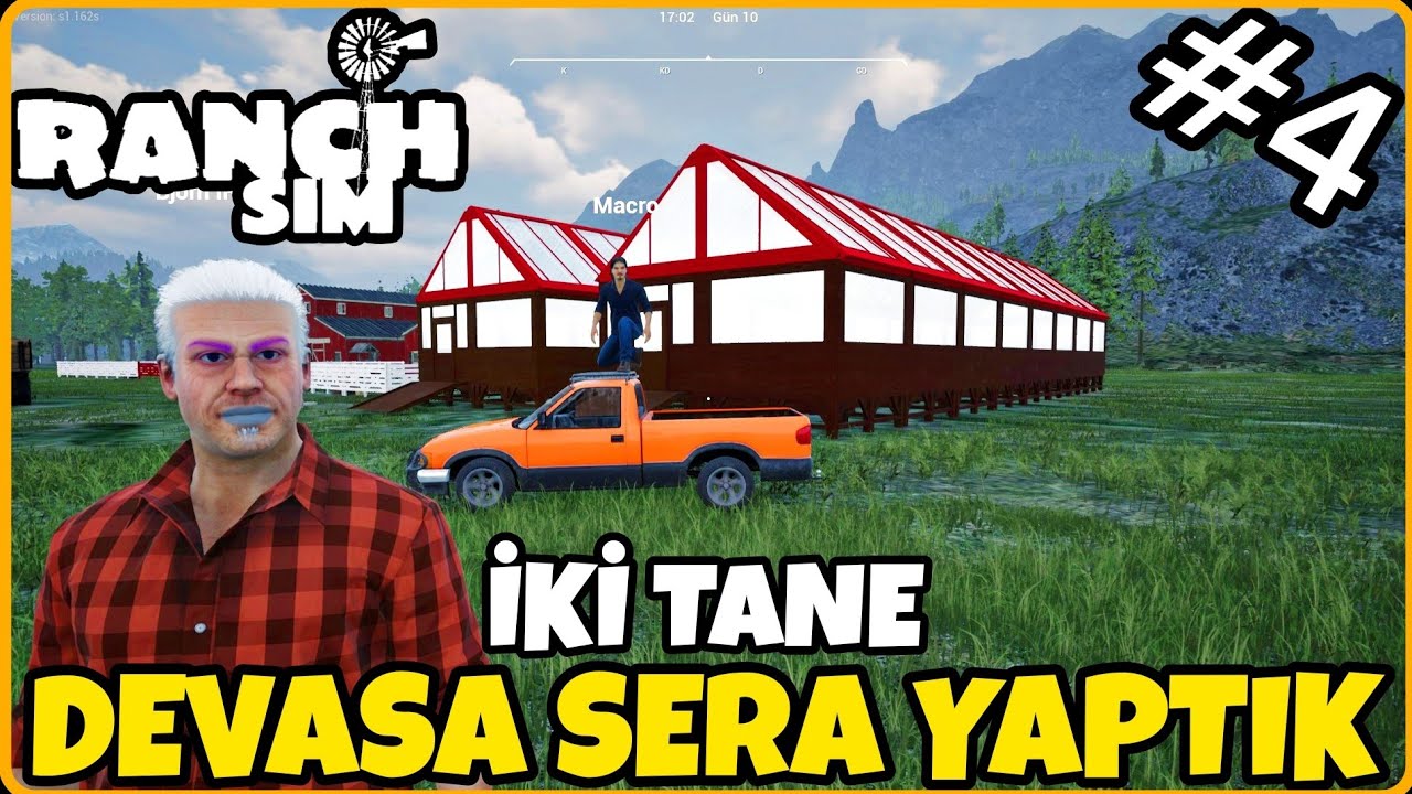 DEVASA İKİ SERA YAPTIK 🔸️ KOYUN VE YENİ ARABA ALDIK 🔸️ Ranch Simulator #4 
