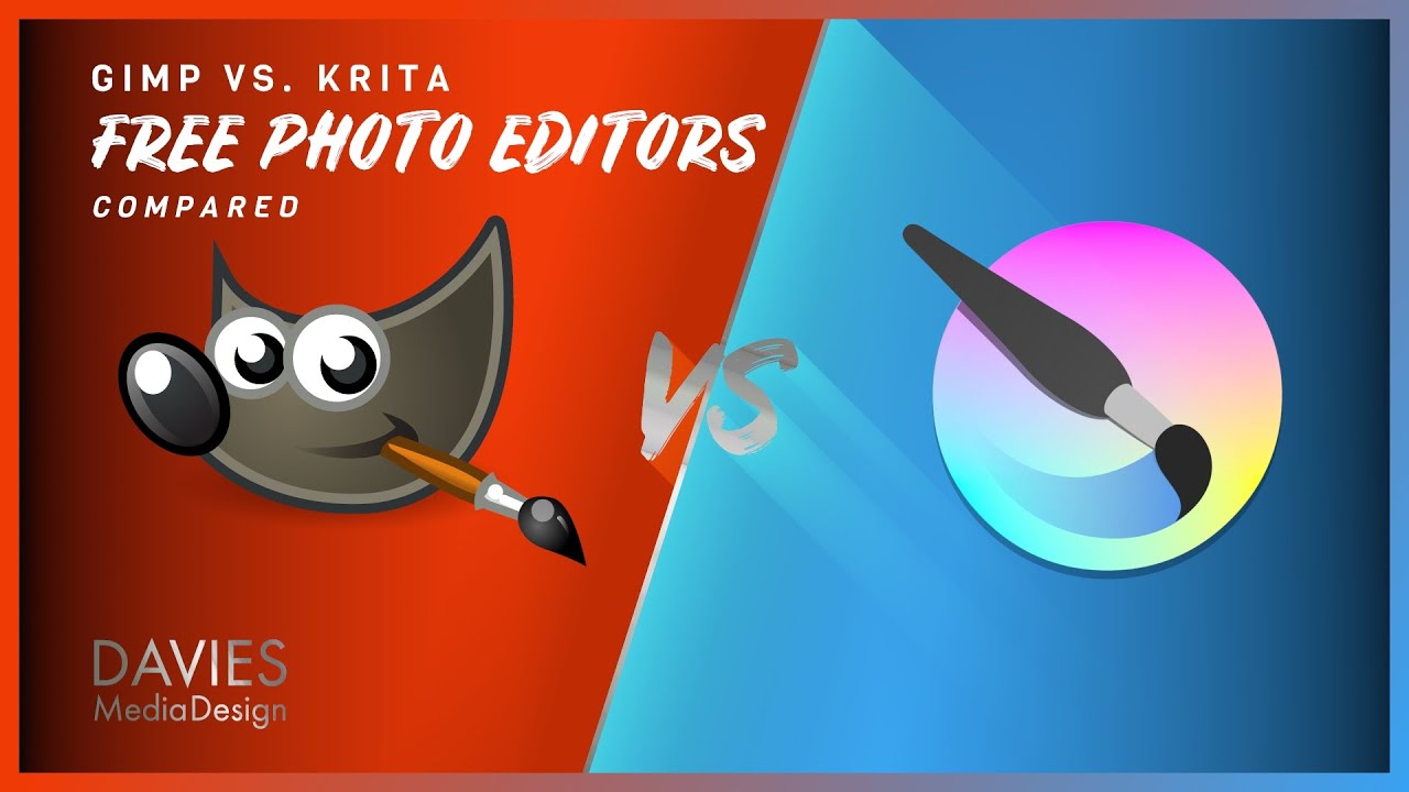 GIMP против Krita: является ли Krita лучшим бесплатным фоторедактором?