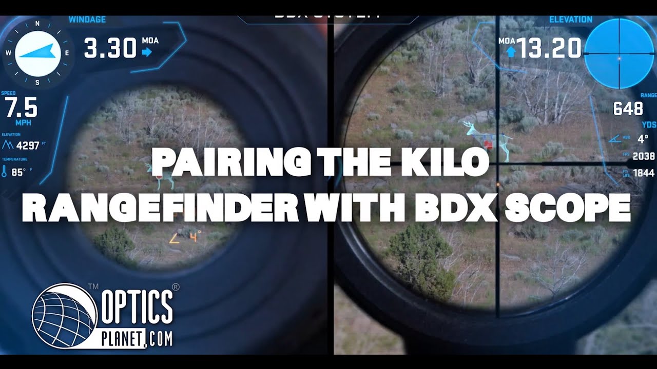 Sig Sauer Academy - Pairing BDX Scope with Kilo Rangefinder - Opticsplanet.com