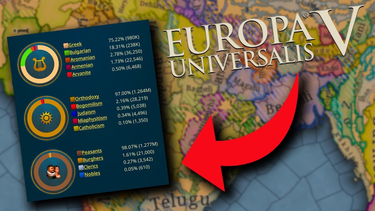 First Look At The EU5 MAP, POPS & STARTING DATE (Not 1444)