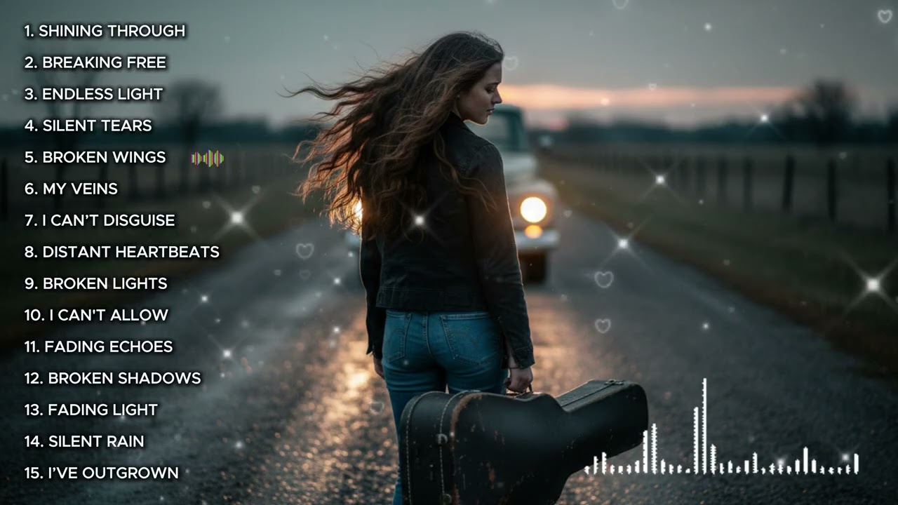 Fading Light: Haunting country tracing love's unraveling from tears to broken wings.