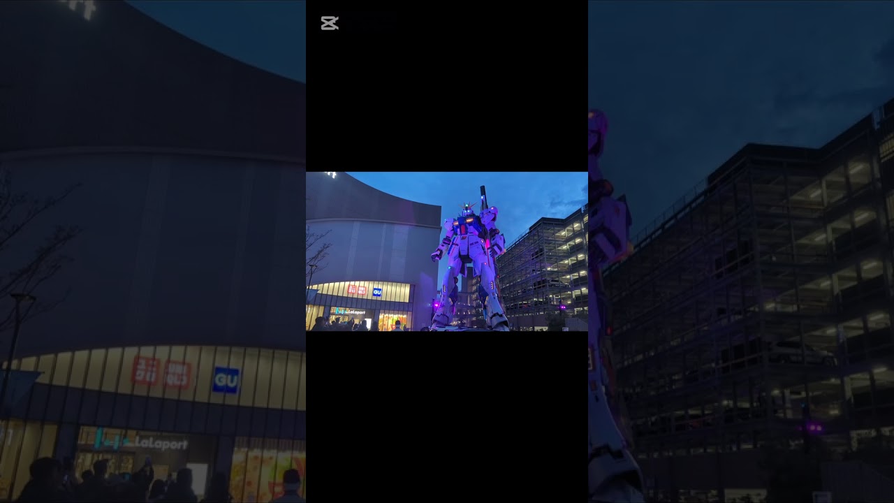 Visiting the RX‑93ff Nu Gundam at LaLaport Fukuoka (April 2025)