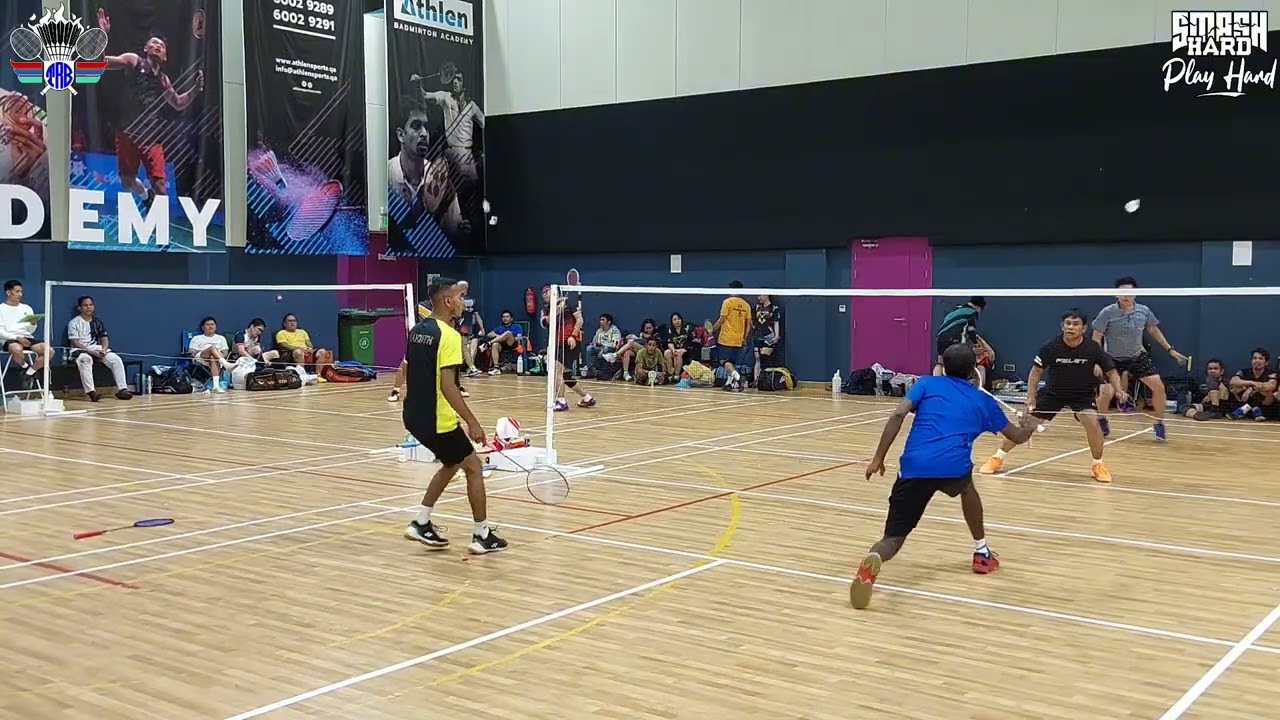 QATAR BADMINTON | 01 March 2024- Ali & Patrick vs Mani & Shahdath