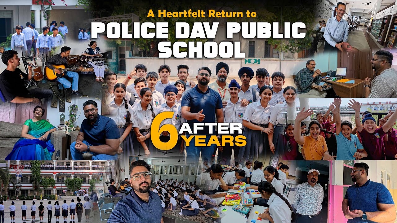 Revisiting my school after 6 Years | Police DAV Public School, Jalandhar | Karankreation Films