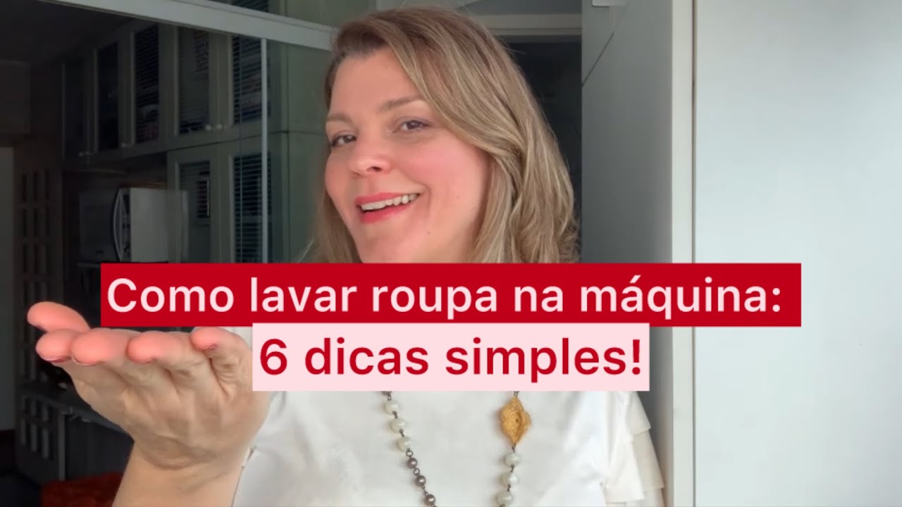 Como lavar roupa na máquina: 6 dicas simples!