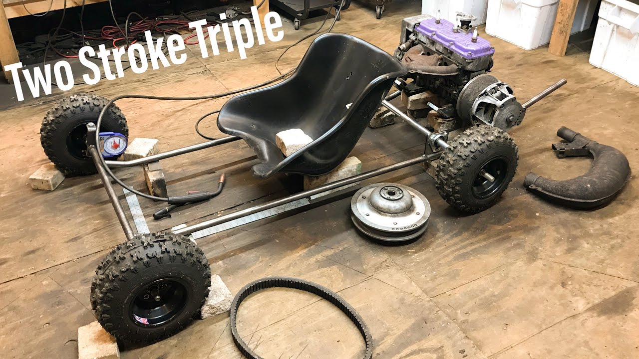 95HP Triple Powered Yard Kart Build Part 1