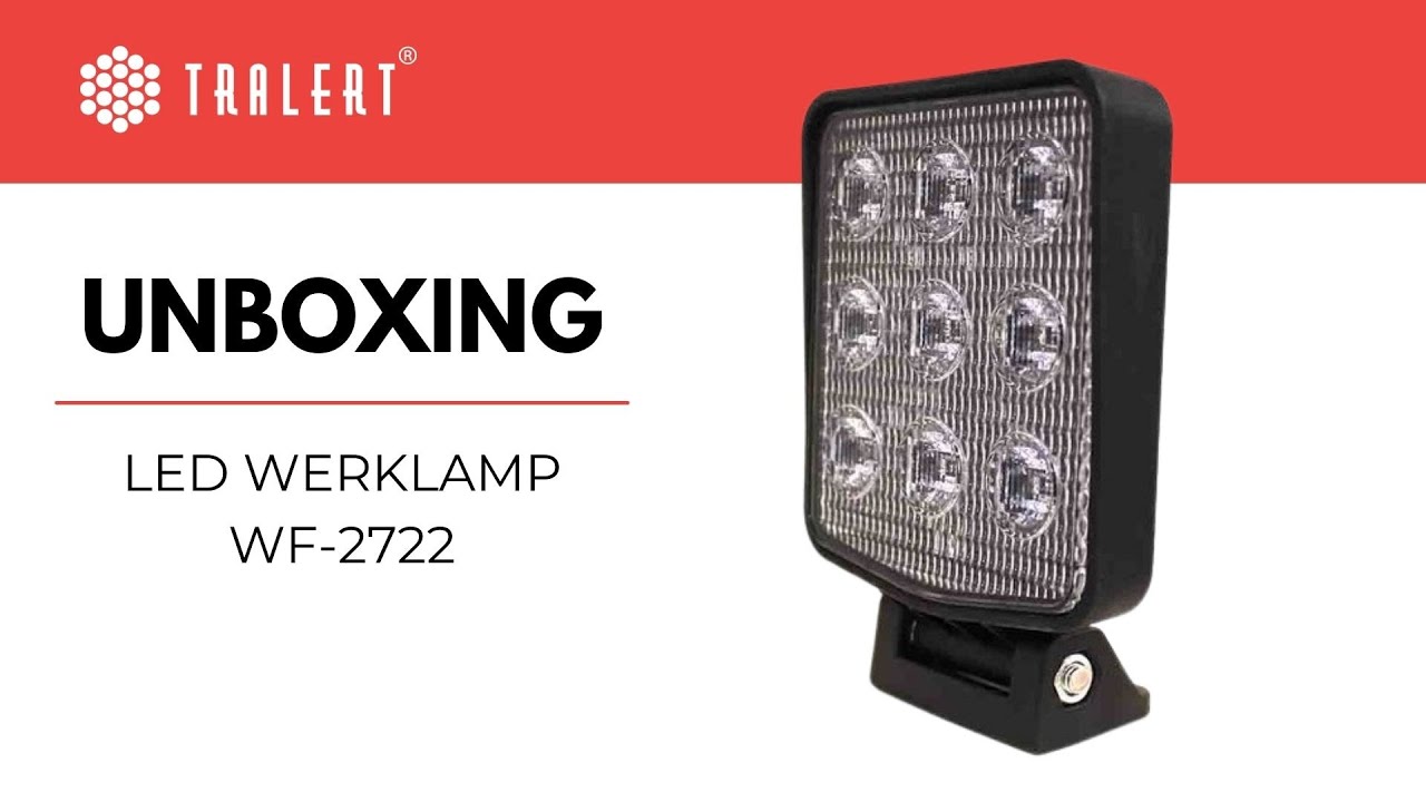 LED werklamp unboxing WF-2722
