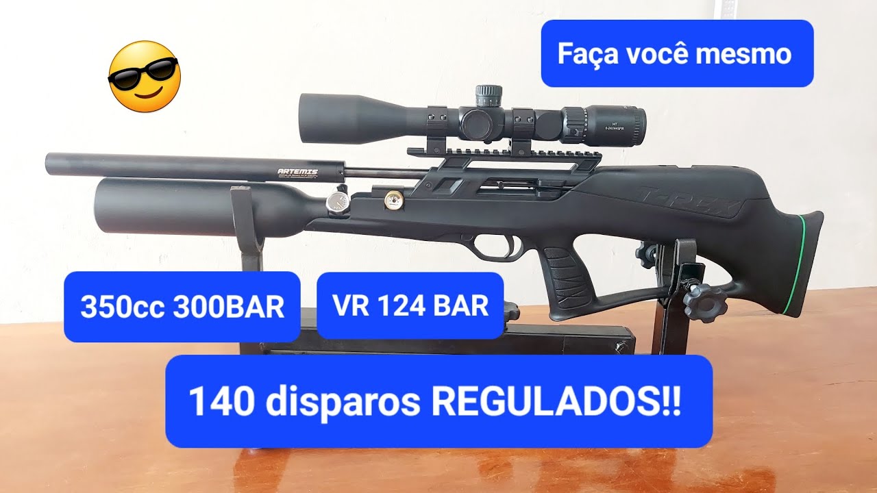 Projeto kit garrafinha T-Rex Bullpup, feito em casa, PT 1