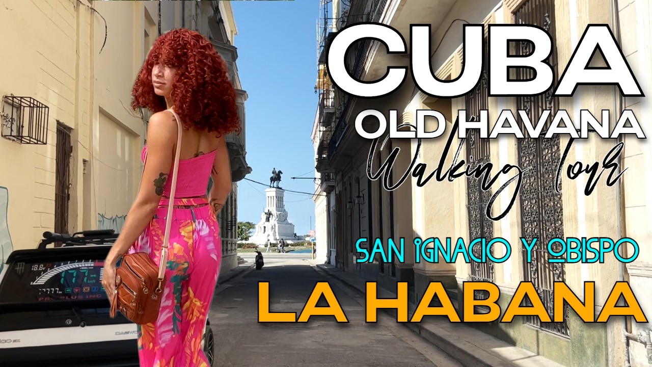 CUBA TODAY | Come walk in Old Havana | FHD | Calle San Ignacio and Obispo | People and Urban Life