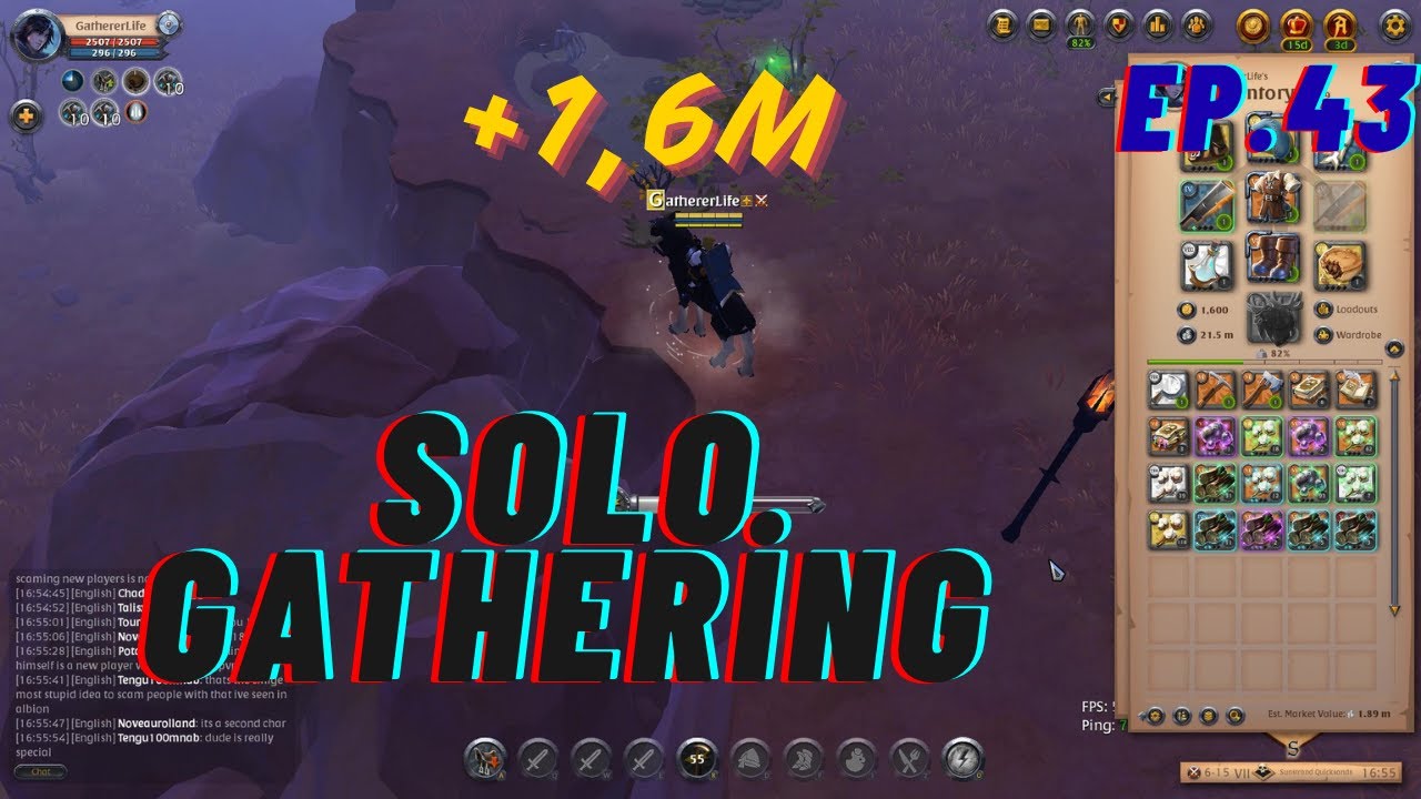 INSANE BLACK ZONE GATHERING RUN! 1.6 Million Silver in One Safe Portal Trip (Solo Gathering)