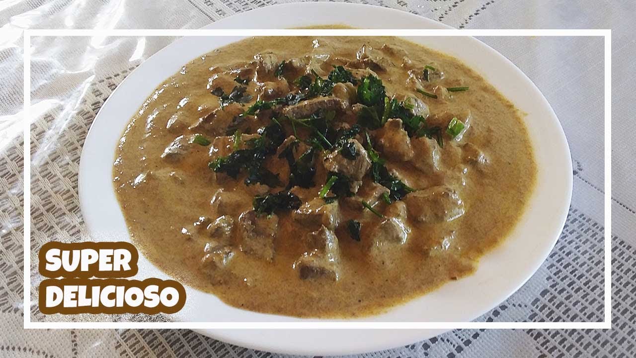 STROGONOFF DE FÍGADO SIMPLES, FÁCIL E RÁPIDO !! - LETÍCIA MARIA