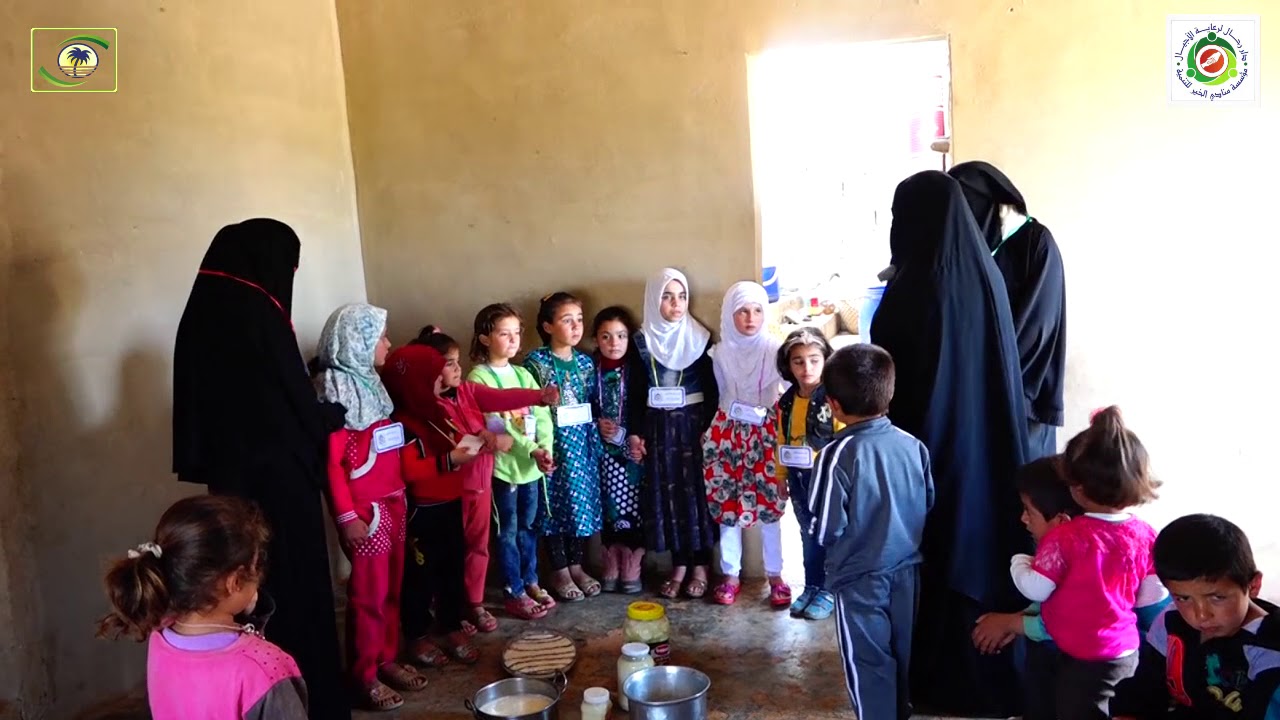 دار رحال - زيارة ميدانية لطالبات المدرسة لتعلم كيفية صناعة الألبان والأجبان - سوريا - 3-5-2018